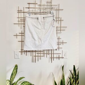 NWT Carlisle White Mini Skirt 2